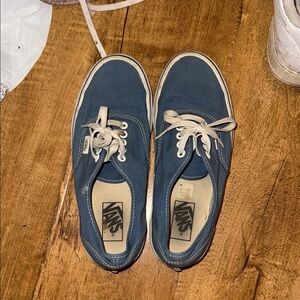 Vans Blue Canvas Sneakers